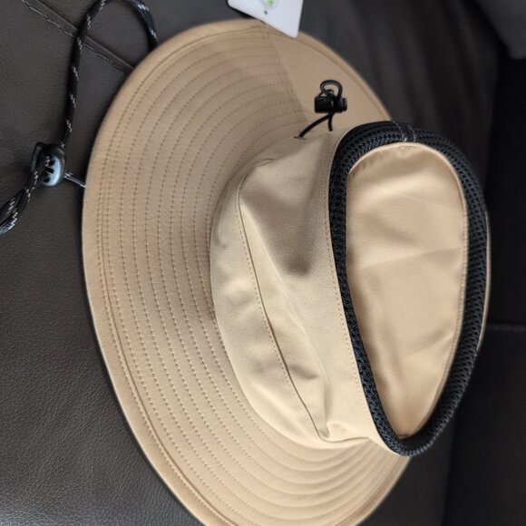 NWT Ozark Trail Outdoor Hat Floatable Adjustable S/M Explorer Tan - Picture 5 of 7
